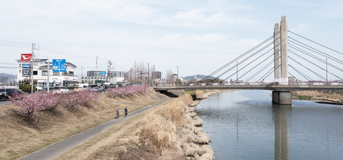 北九州（門司）・京築ルート ④今川サイクリングロード写真