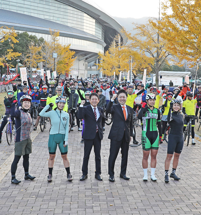 自転車イベントの様子