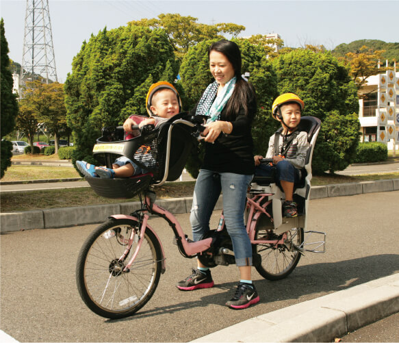 道路に出る前の練習