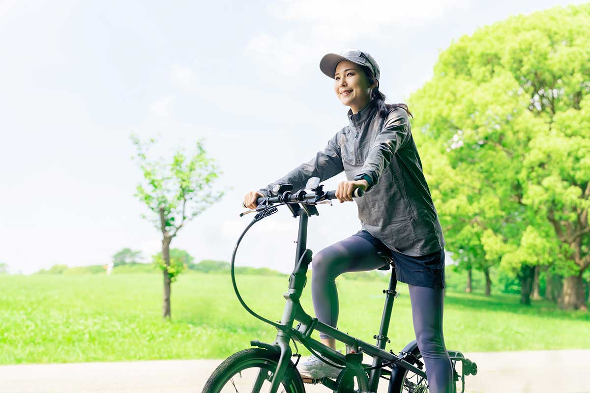 自転車は、消費カロリーが高いので効果的イメージ写真