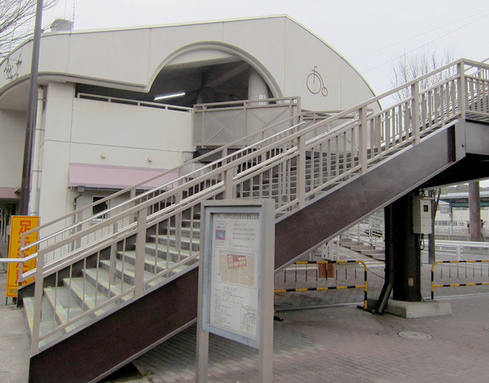 北九州市の駐輪場の写真