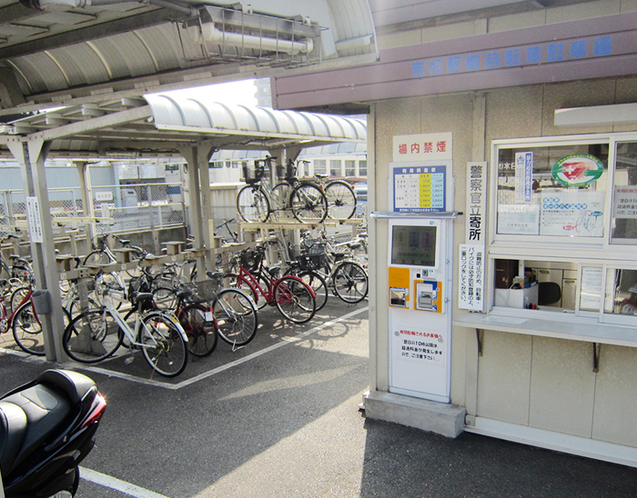 北九州市の駐輪場の写真
