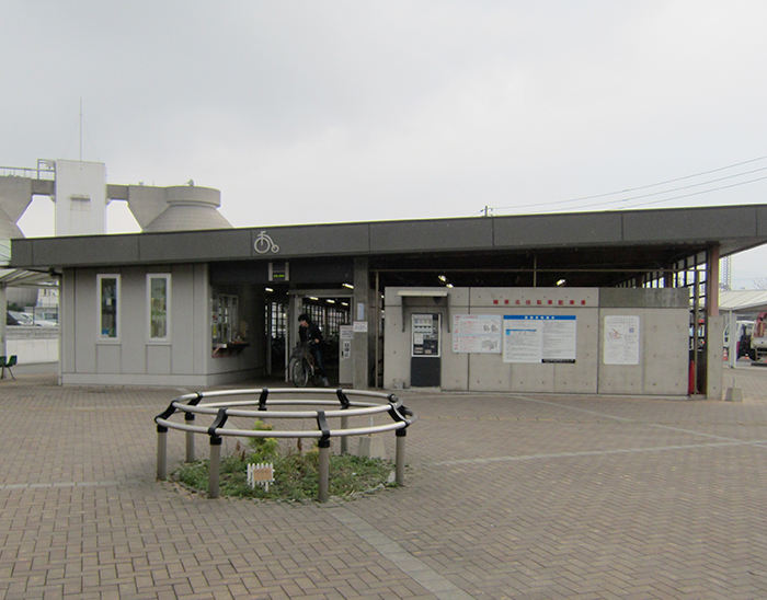 北九州市の駐輪場の写真