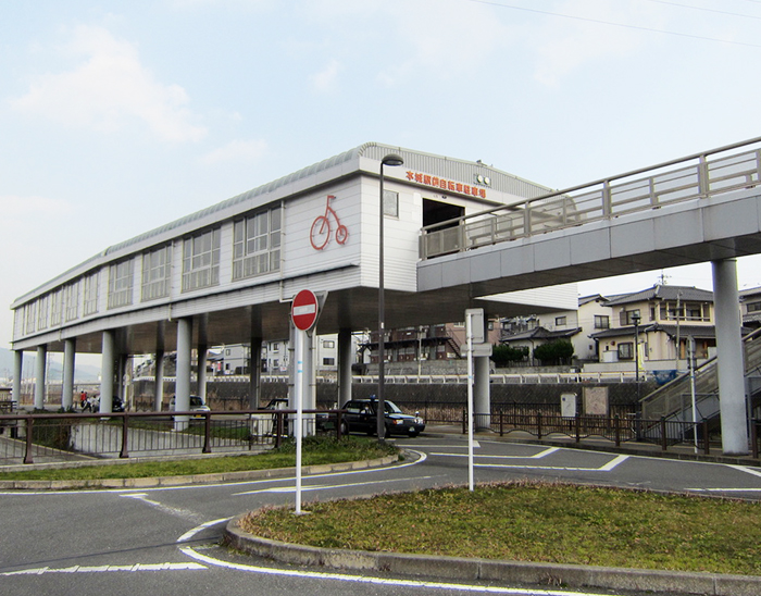 北九州市の駐輪場の写真