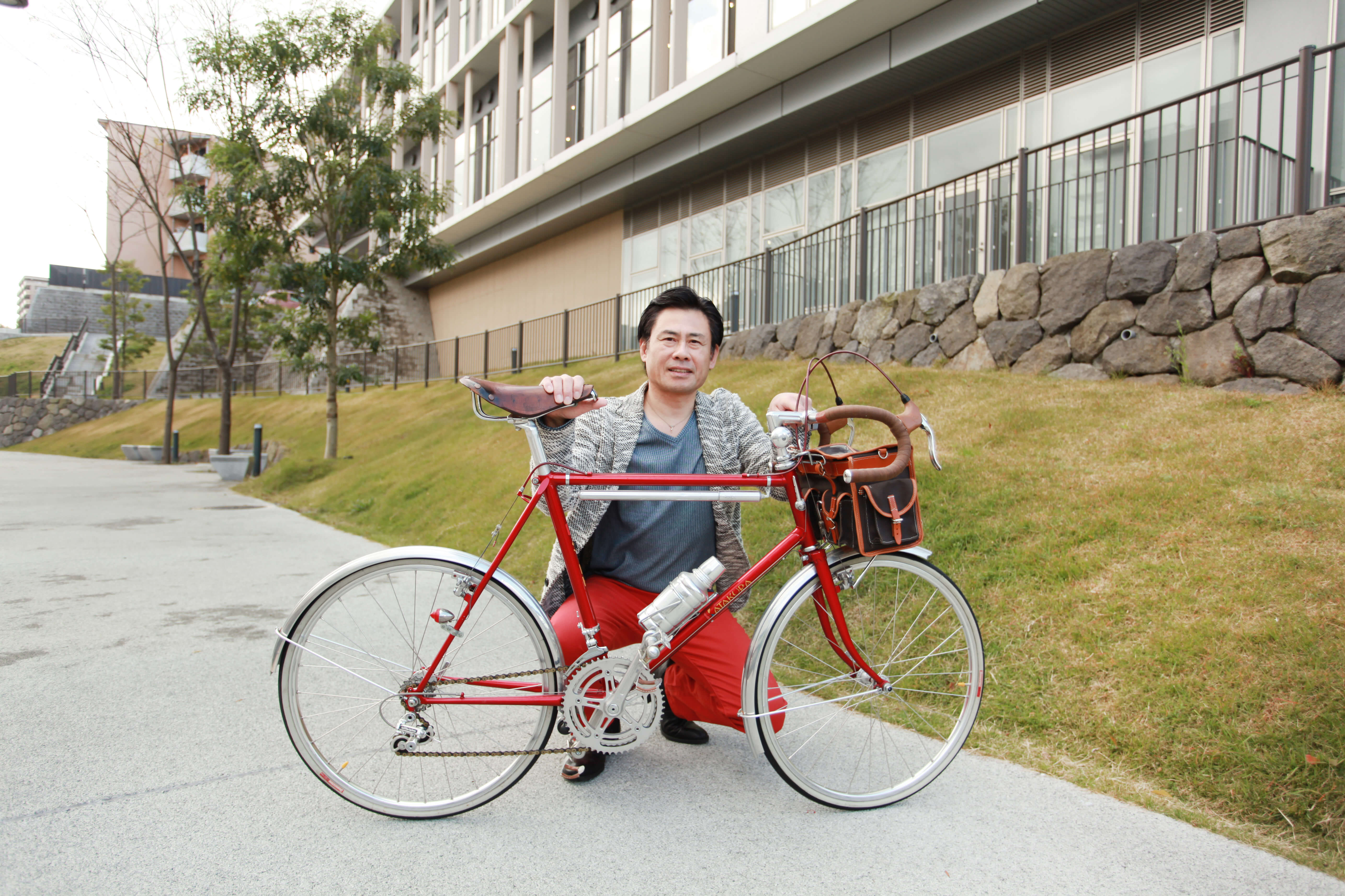 ランドナー サラリーマン輪太郎さん　インタビュー写真