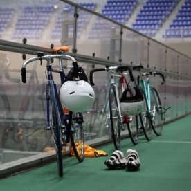 複数の高額な自転車